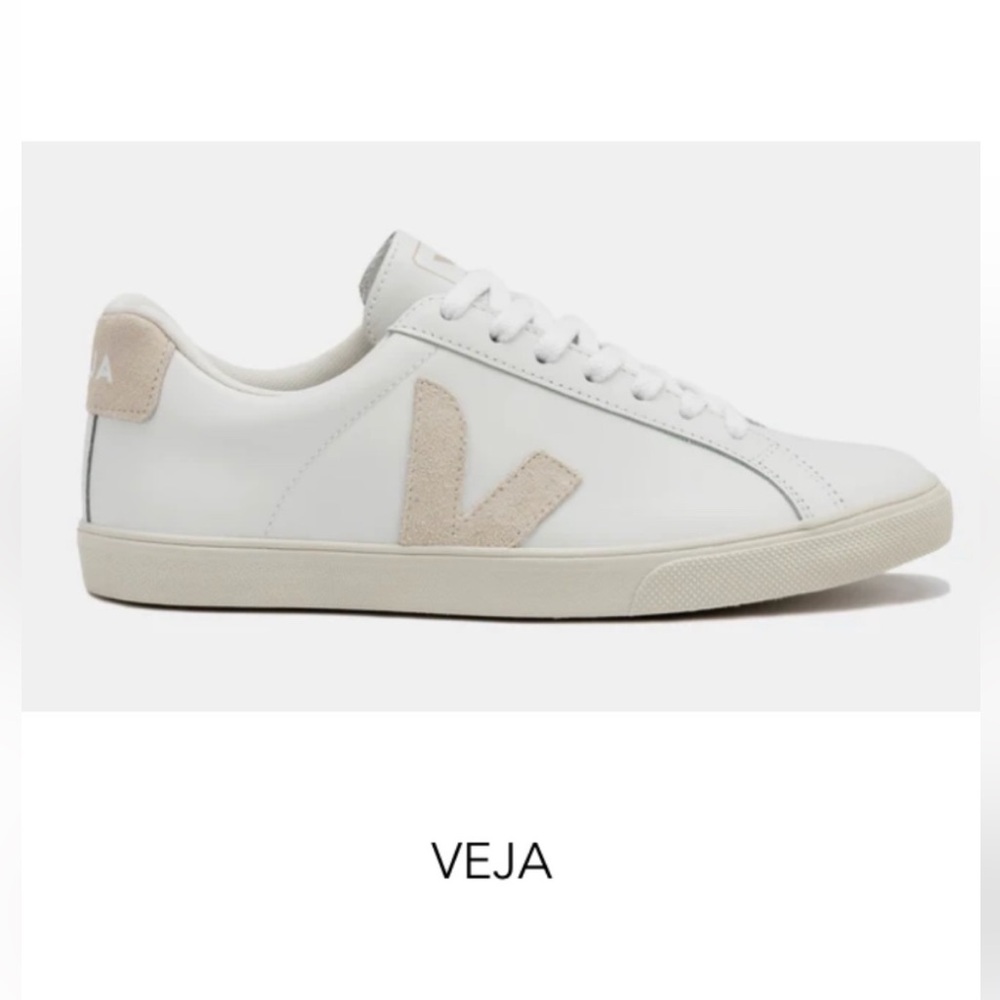 Veja Esplar Leather Sneakers Tan White